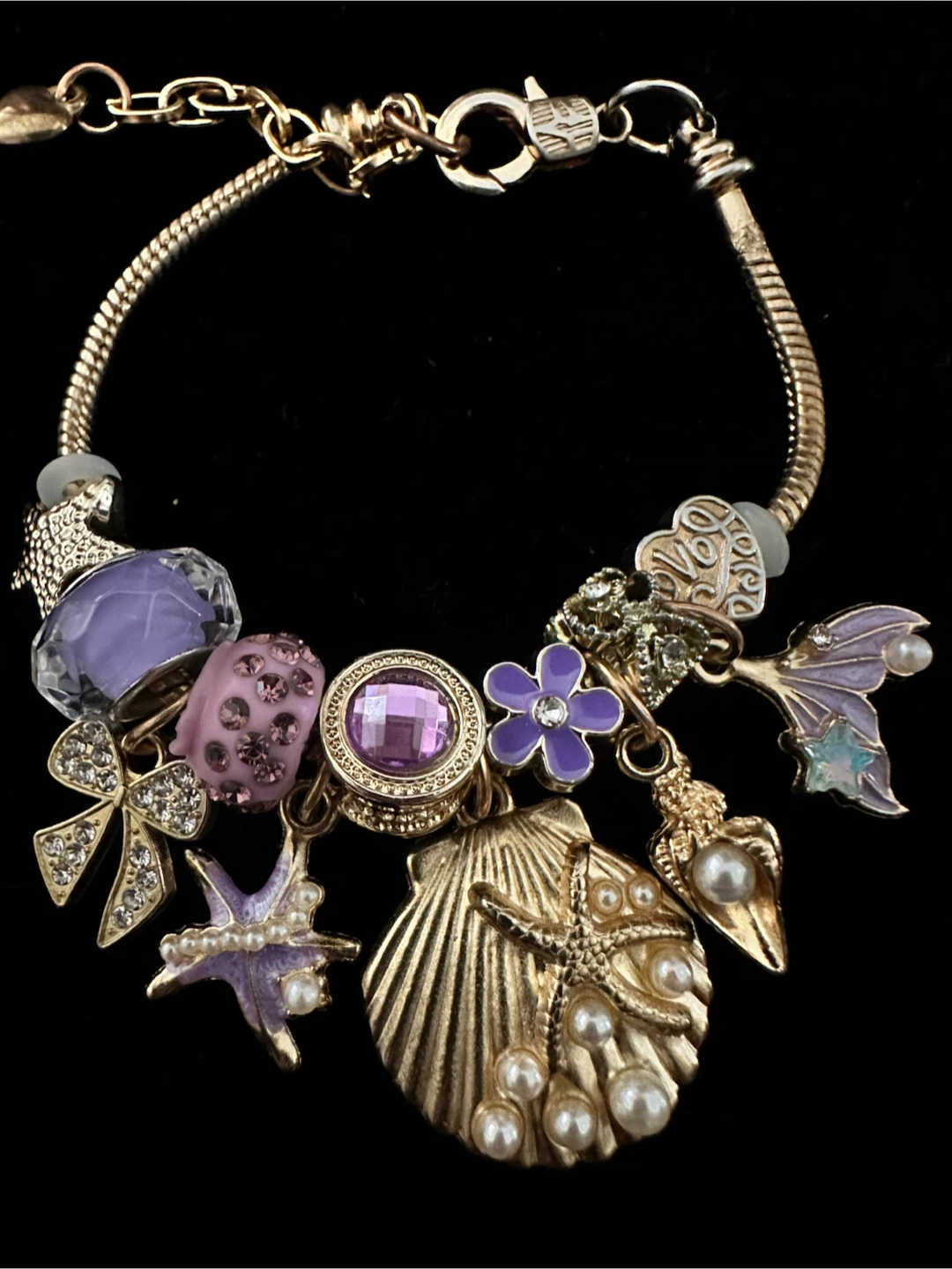 Ocean-themed Charm Bracelet