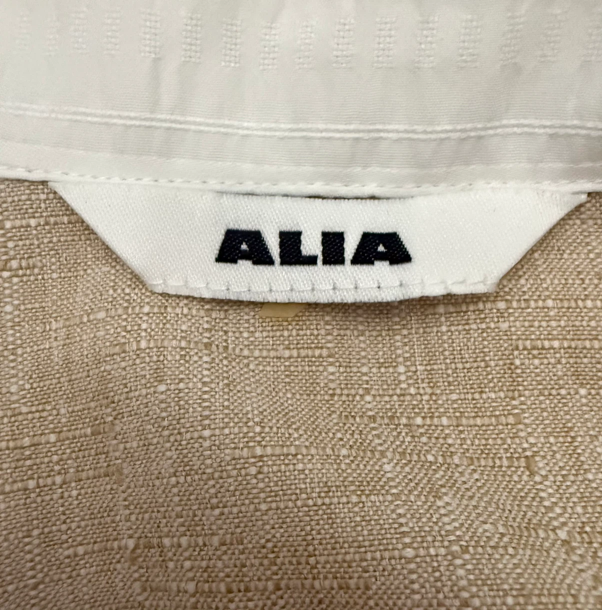 Alia Embroidered Beige Twofer Shirt - photo 4