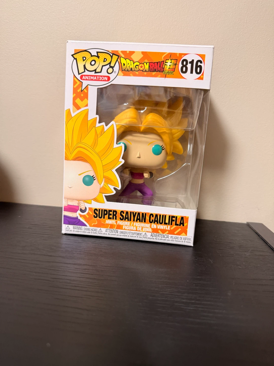 Funko Pop Dragon Ball Super Super Saiyan Caulifla 816