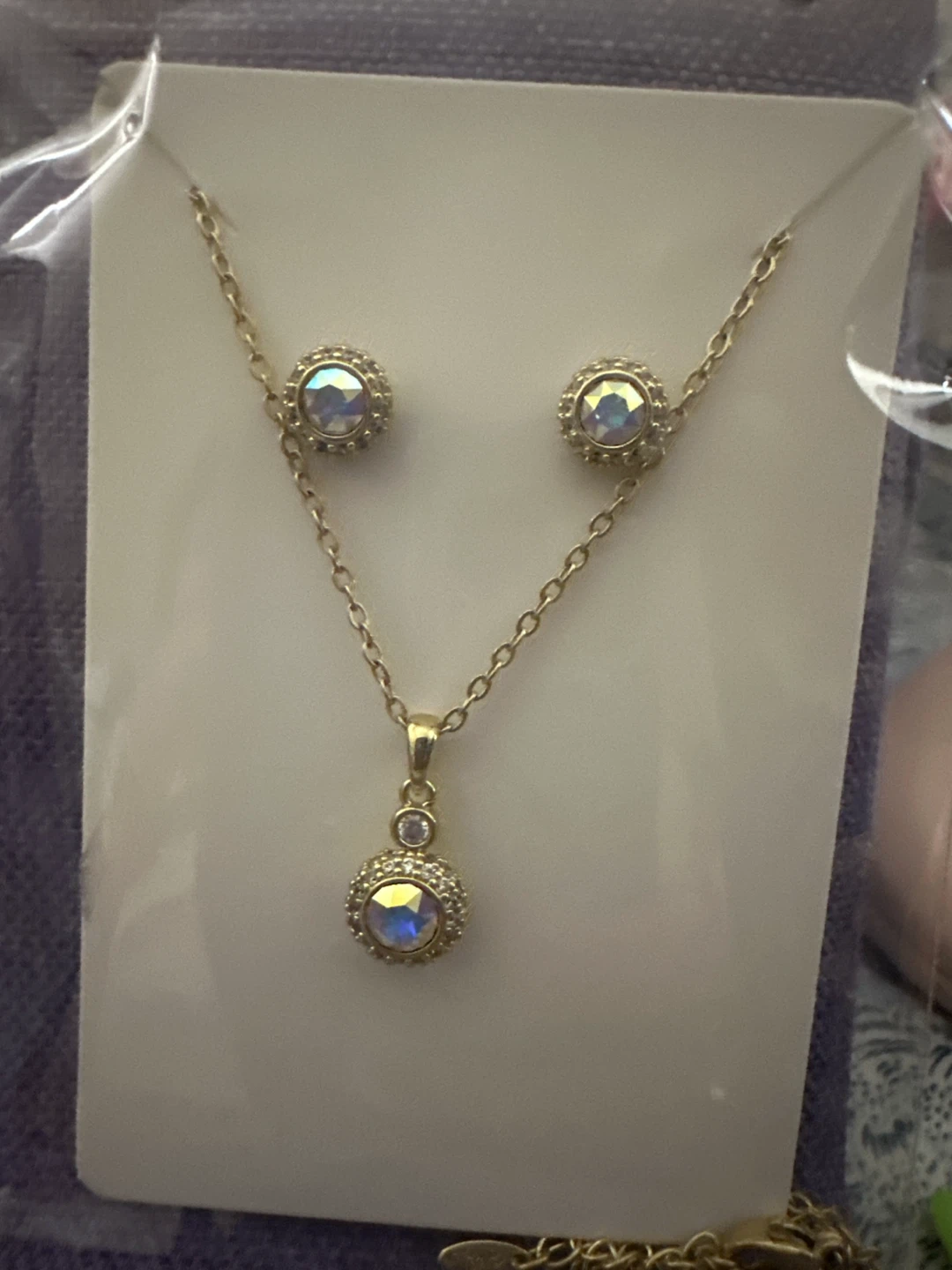 XP 14k Gold Tone laminated Jewelry Set - photo 4