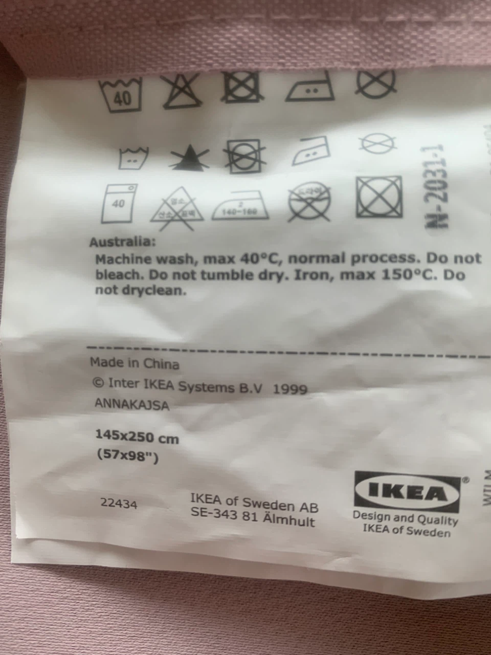 IKEA ANNAKAJSA Room Darkening Curtains - photo 3
