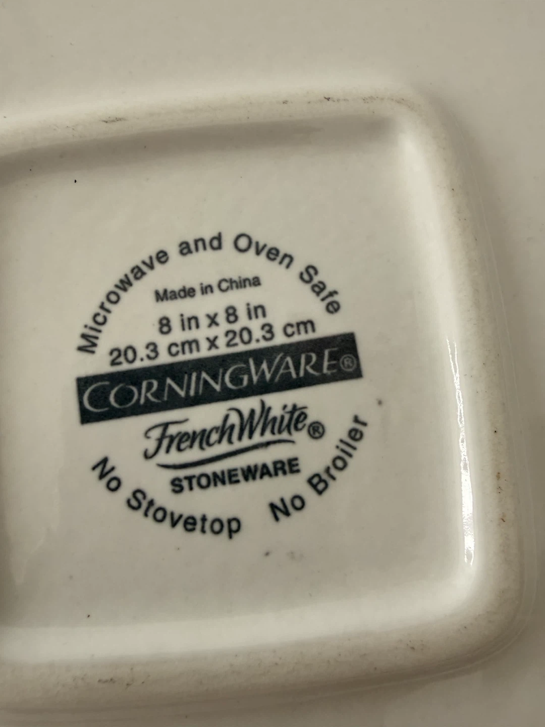 CorningWare FrenchWhite Bakeware Set – 4 Dishes + Lids & Rack - photo 4