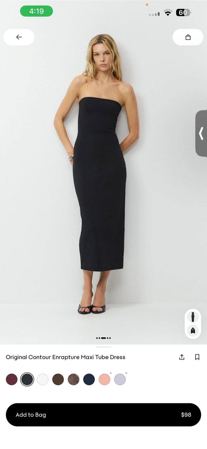 Original Contour Enrapture Maxi Tube Dress
