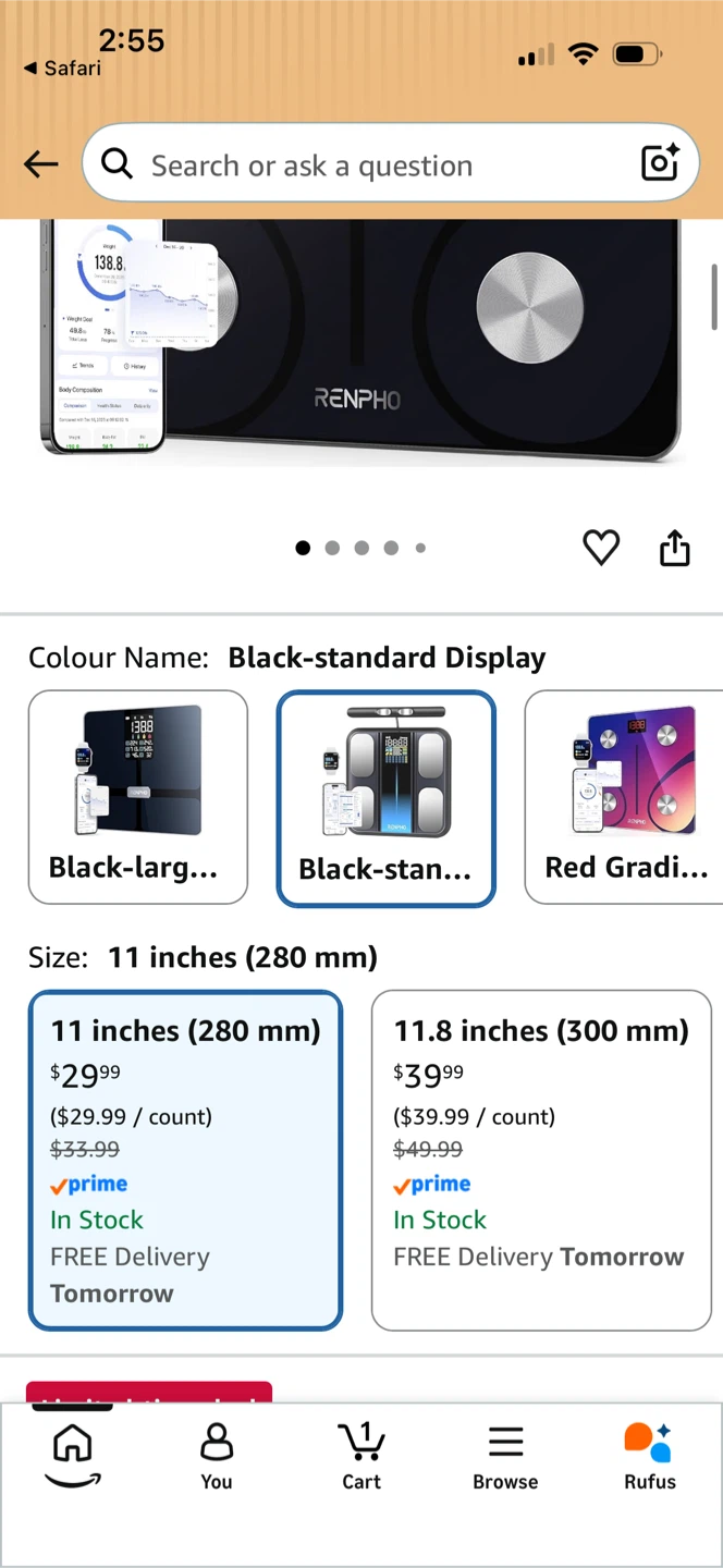 RENPHO Smart Body Fat Scale