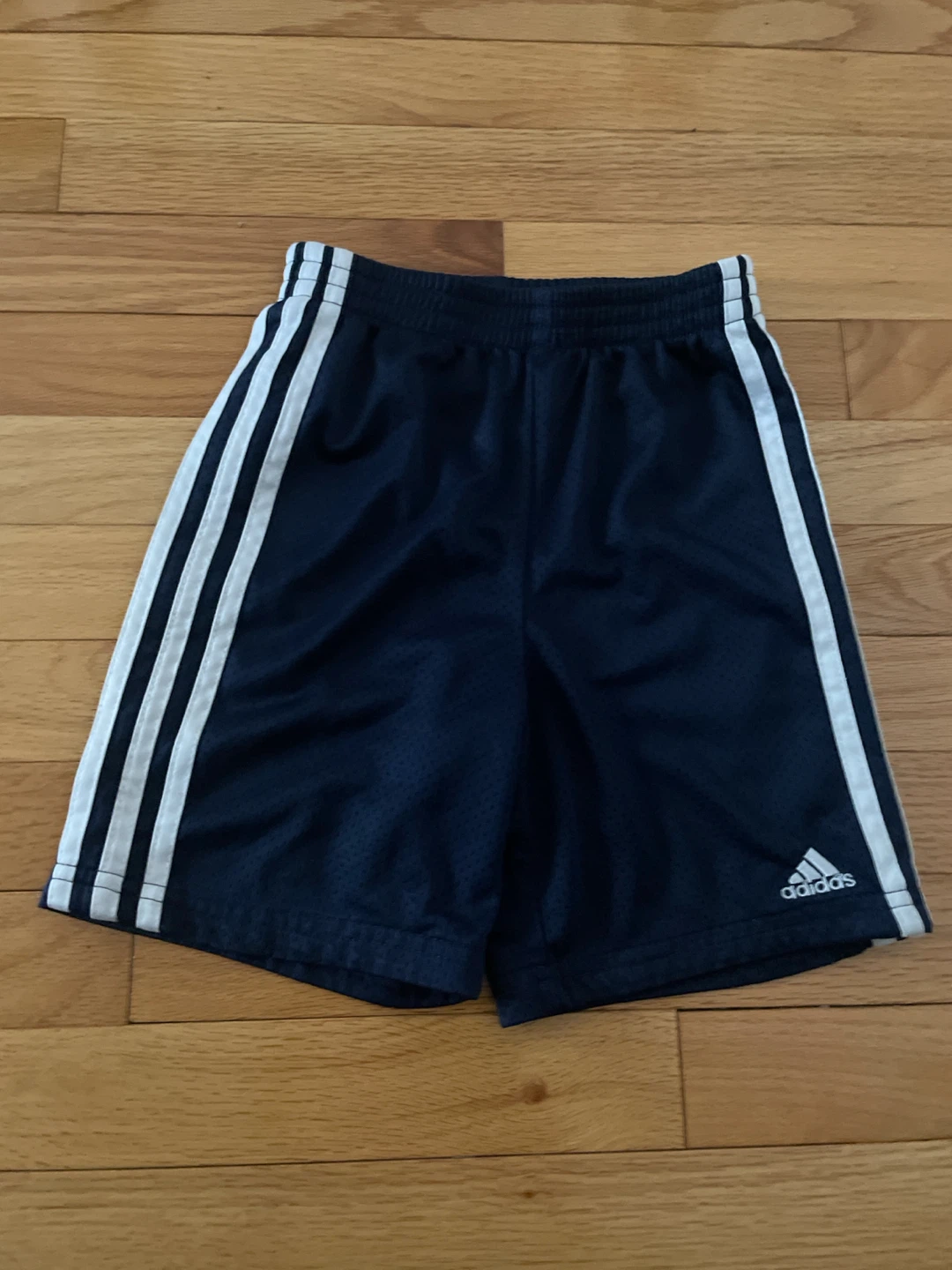 Adidas Navy Mesh Shorts Size 5 kids
