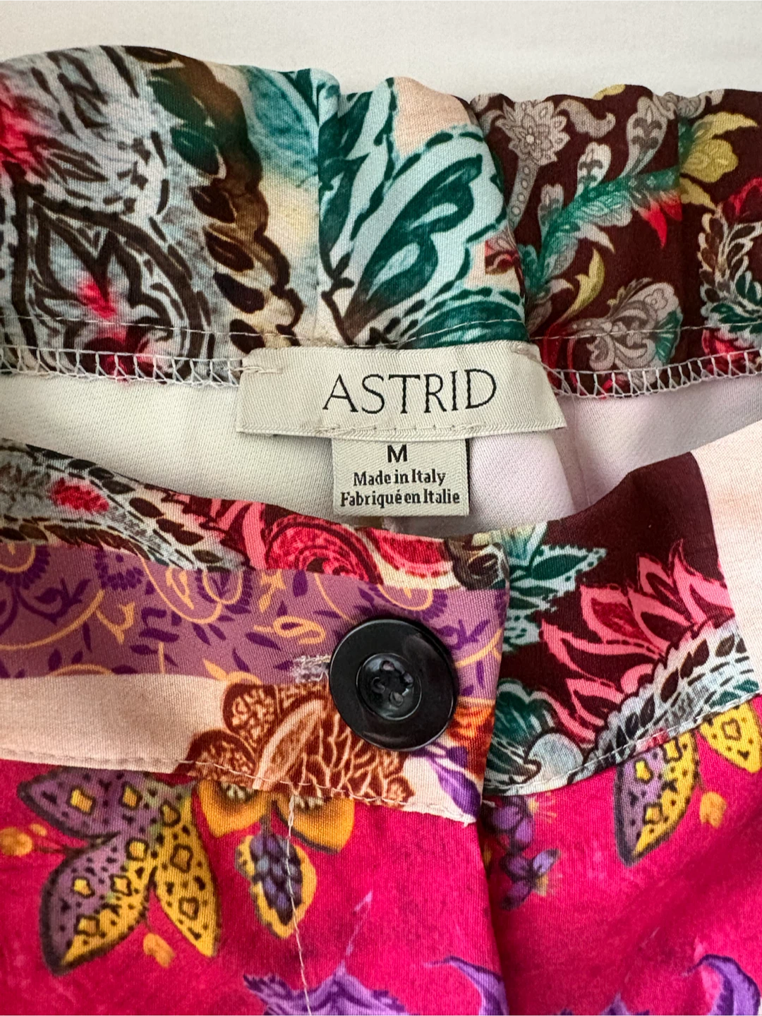 Astrid Paisley Print Pants - Size M - photo 4