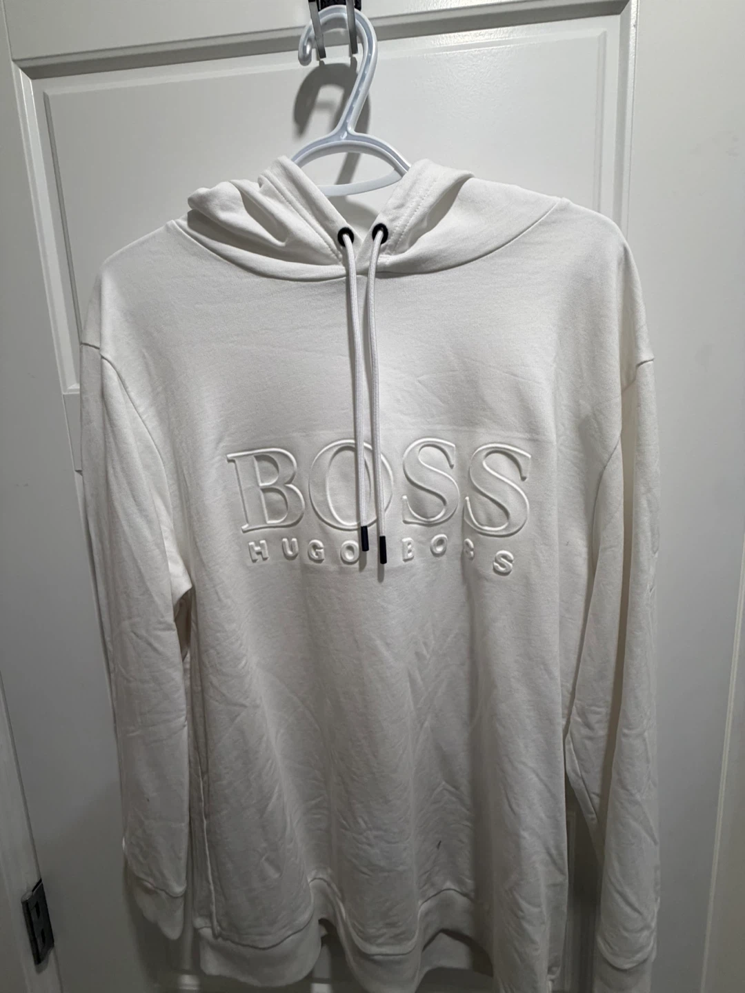 Hugo Boss White Hoodie