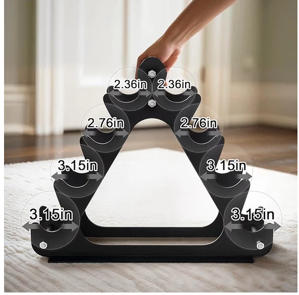 A-Frame Dumbbell Rack with 4 sets of dumbbells - photo 4