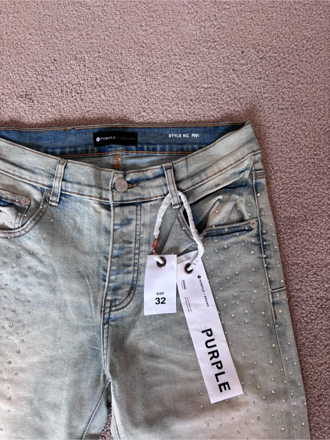 Purple Jeans with Gems (No Trades) - photo 3