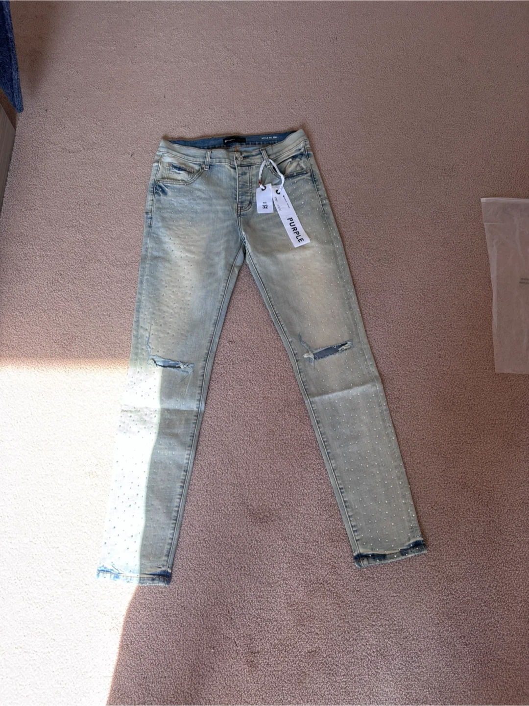 Purple Jeans with Gems (No Trades) - photo 4