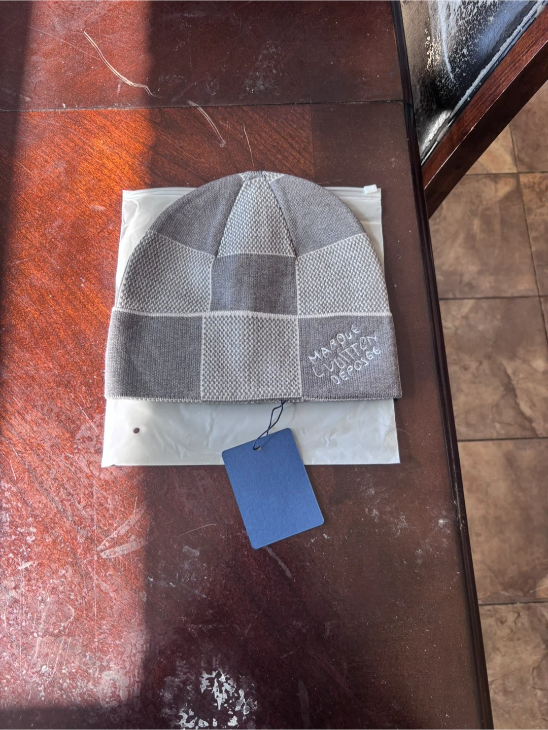 Grey LV Beanie (No trades)