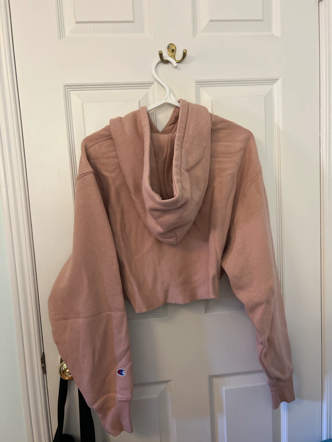 Champion Dusty Pink Crop Hoodie - photo 2