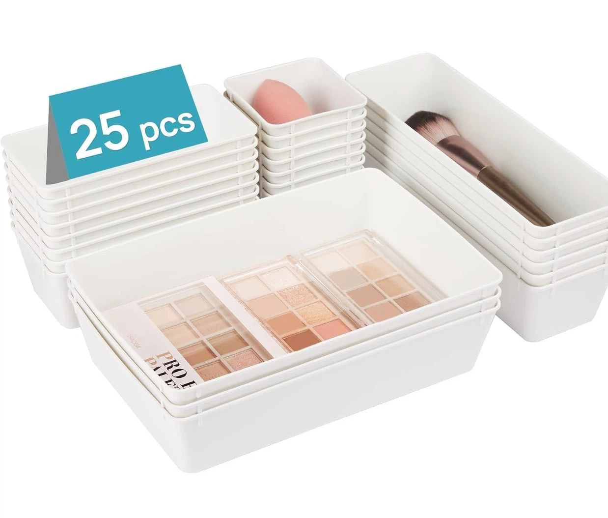 BRAND NEW 25-Piece Drawer Organizer Set - photo 3