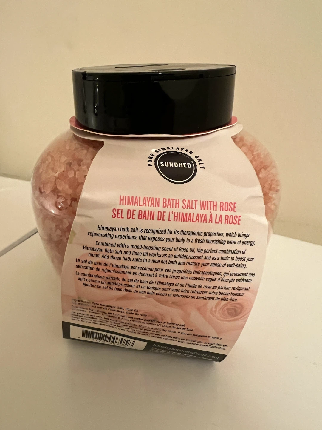 2 Sundhed Himalayan Bath Salt with Rose and Lavender 850g - photo 2