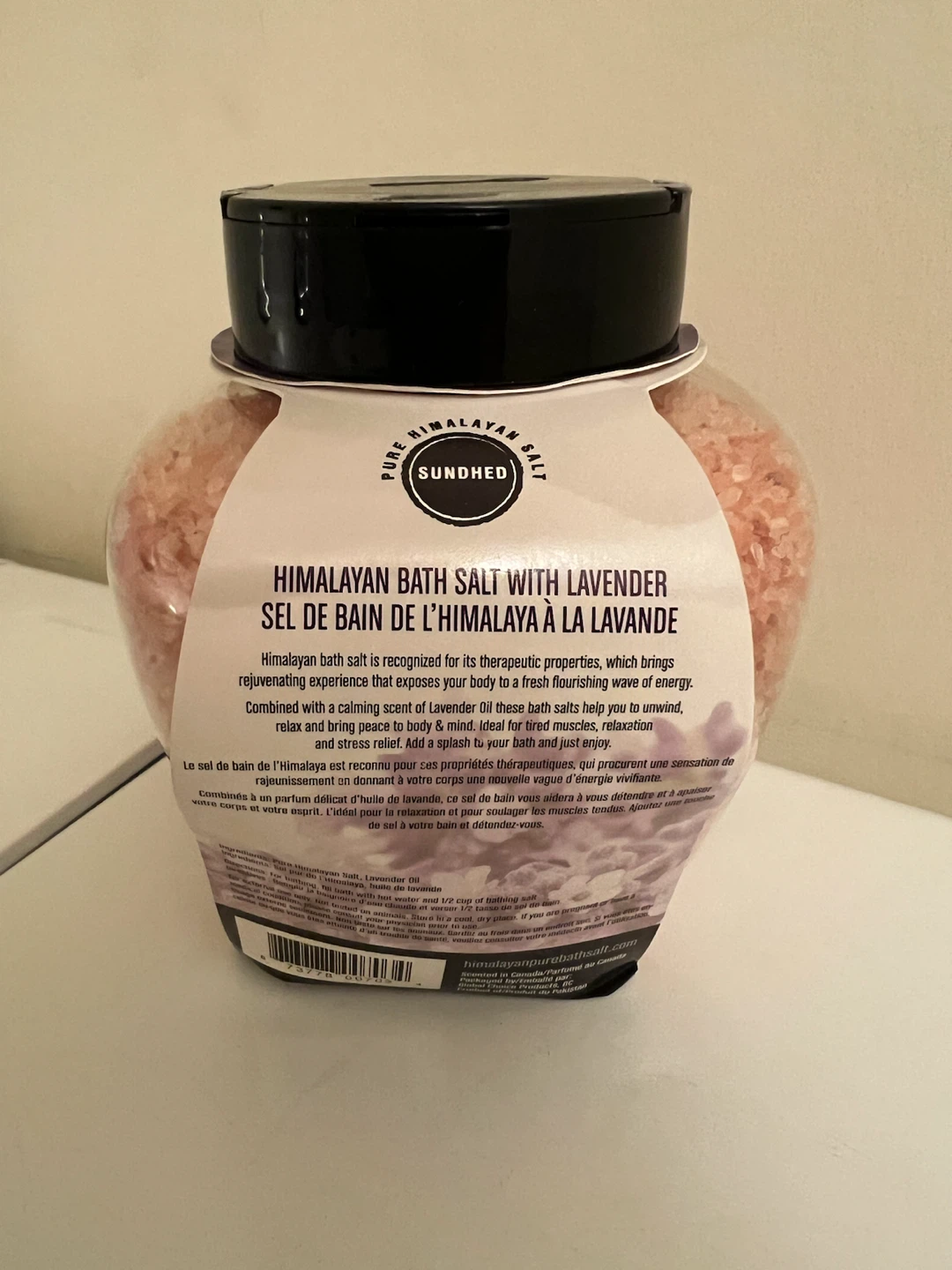 2 Sundhed Himalayan Bath Salt with Rose and Lavender 850g - photo 5