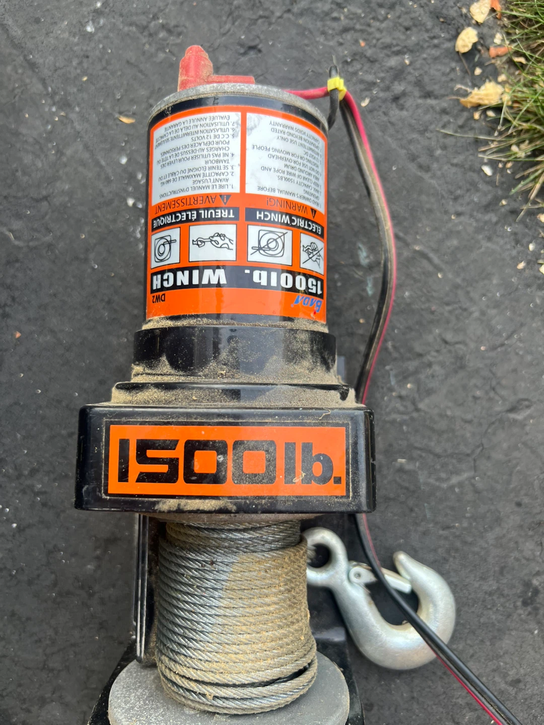 BADA 1500lb Electric Winch Great for ATV