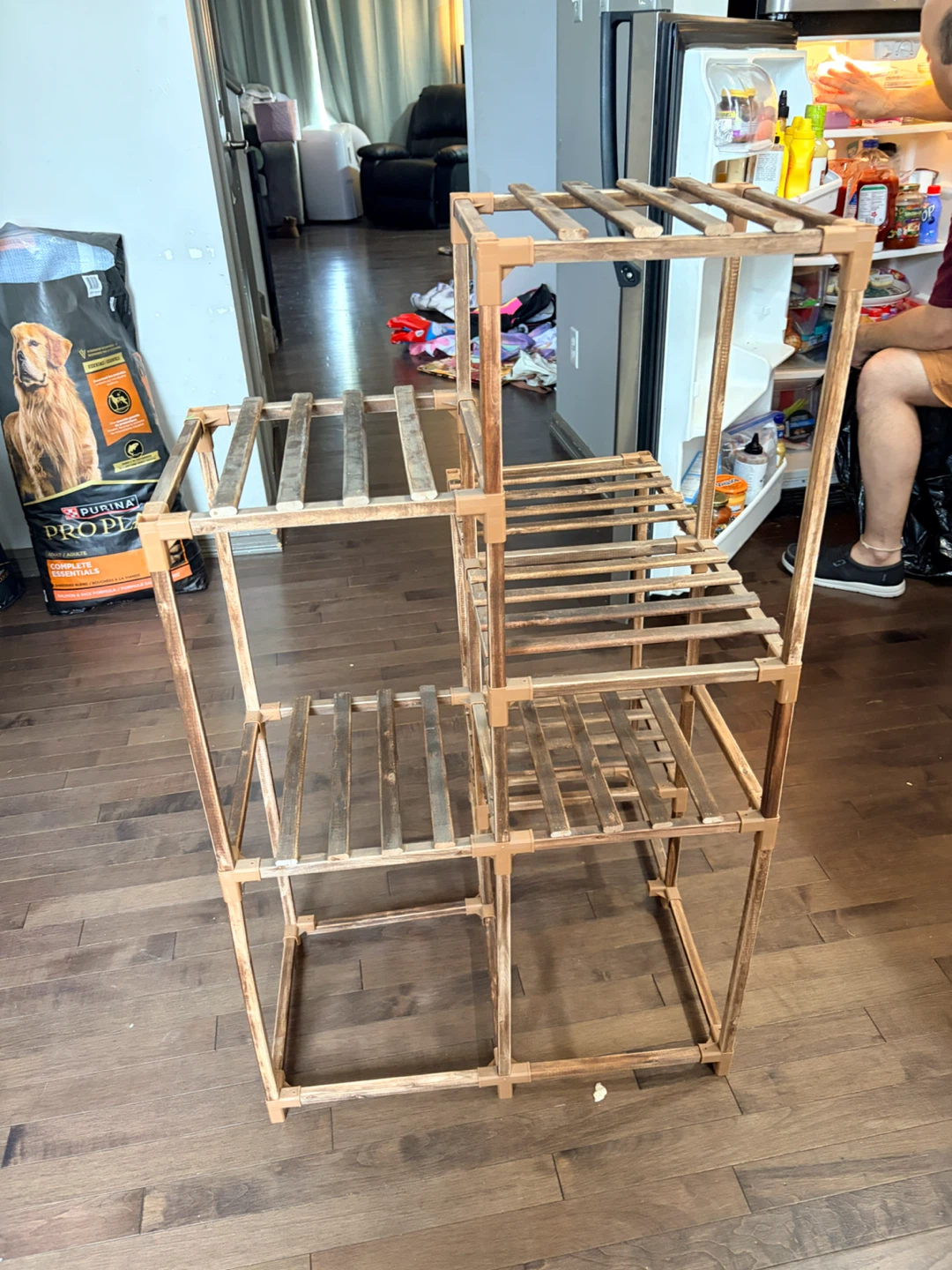 Wooden Tiered Plant Stand