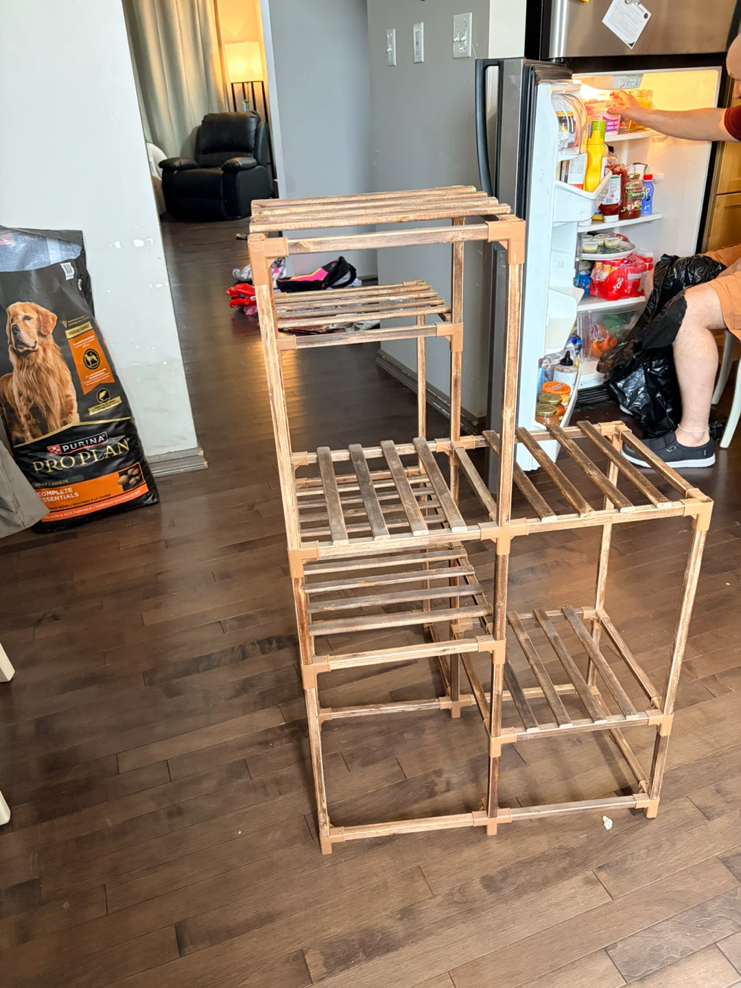 Wooden Tiered Plant Stand - photo 2