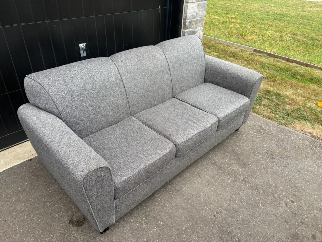 Grey 3 Seater Sofa - Free Delivery - photo 2