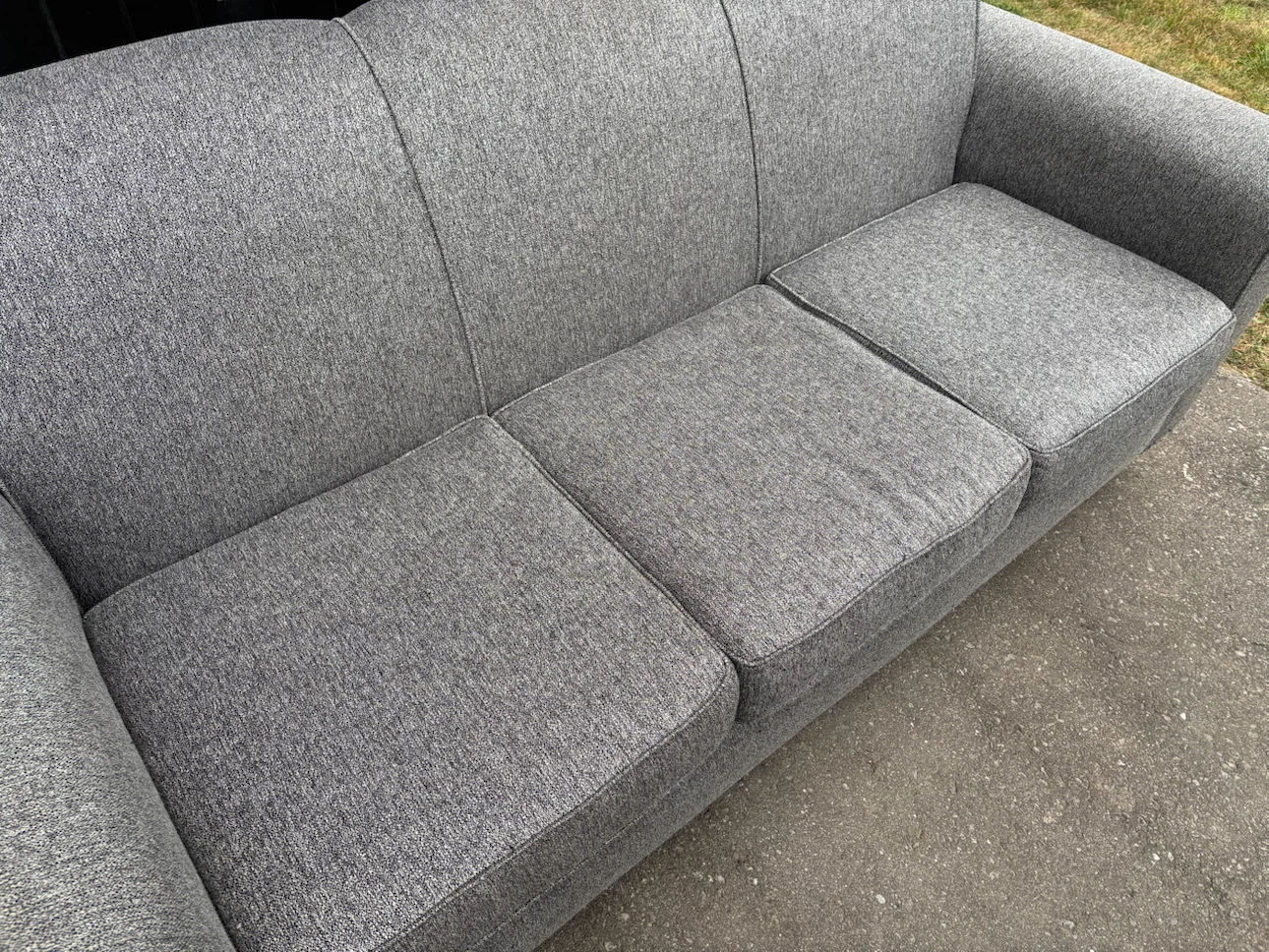 Grey 3 Seater Sofa - Free Delivery - photo 5