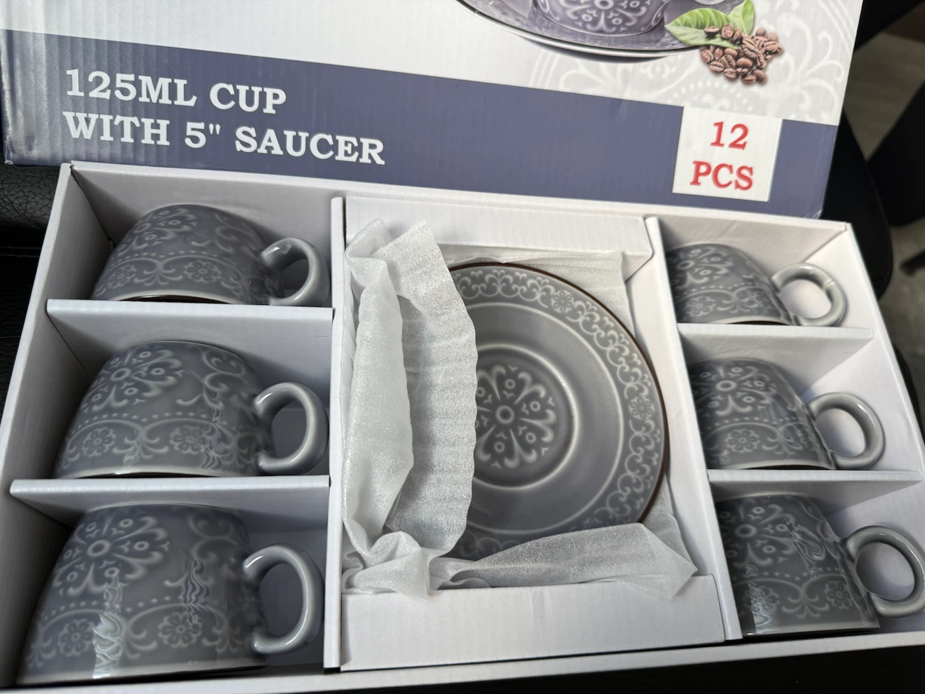 Trust Pro 12-Piece Cup and Saucer Set