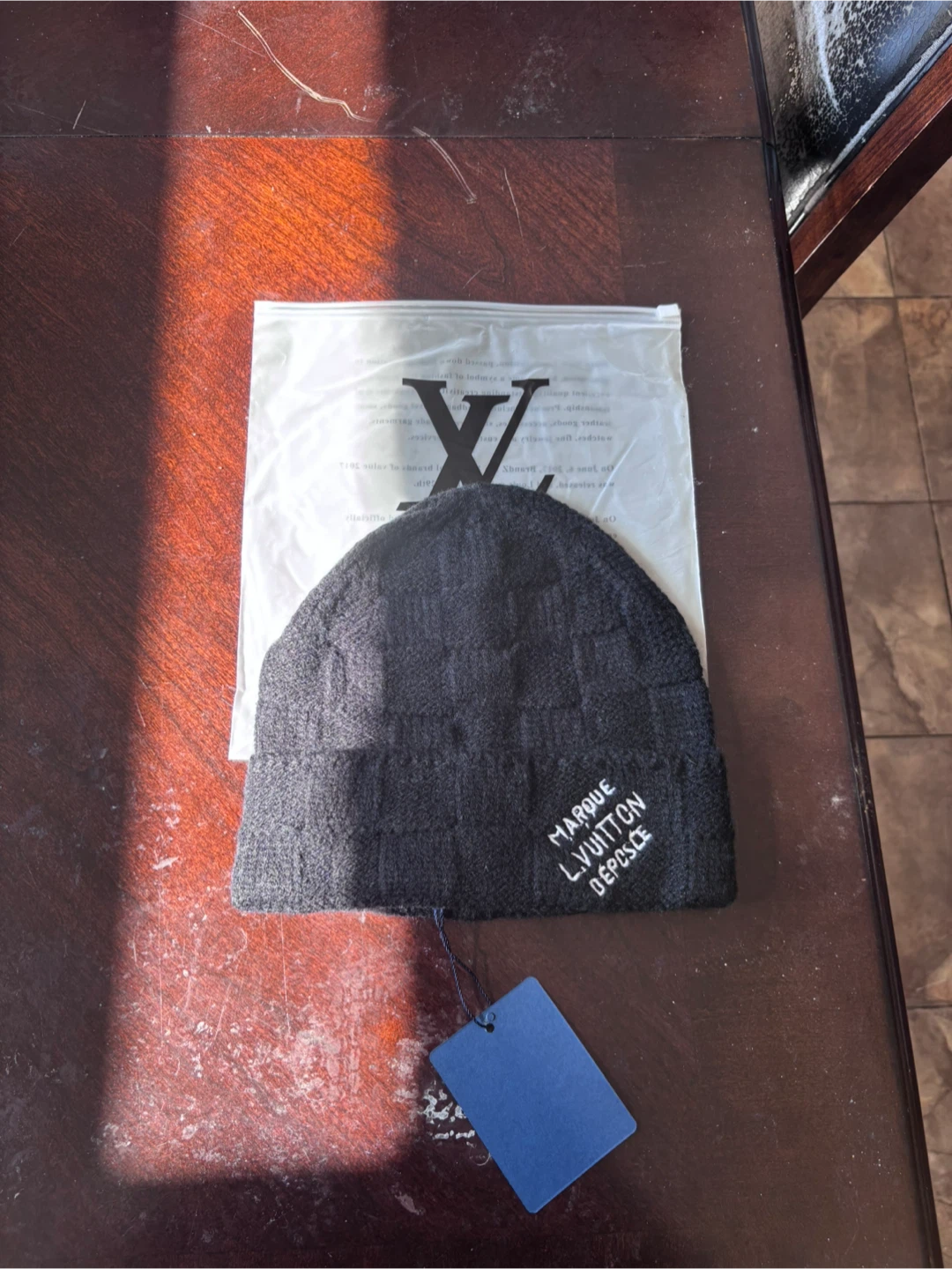 Black LV Beanie