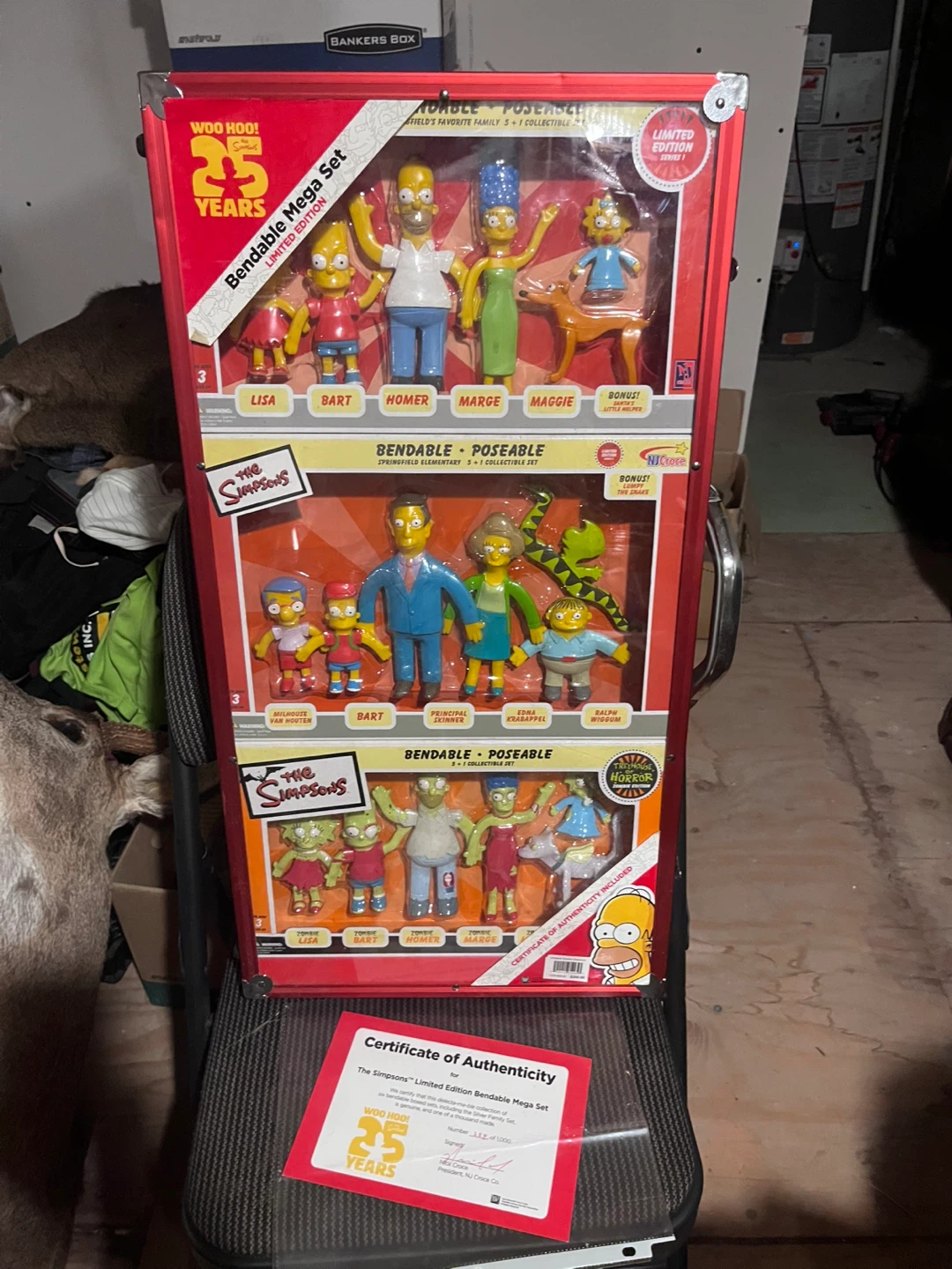 The Simpsons 25th Anniversary Bendable Mega Set #259/1000