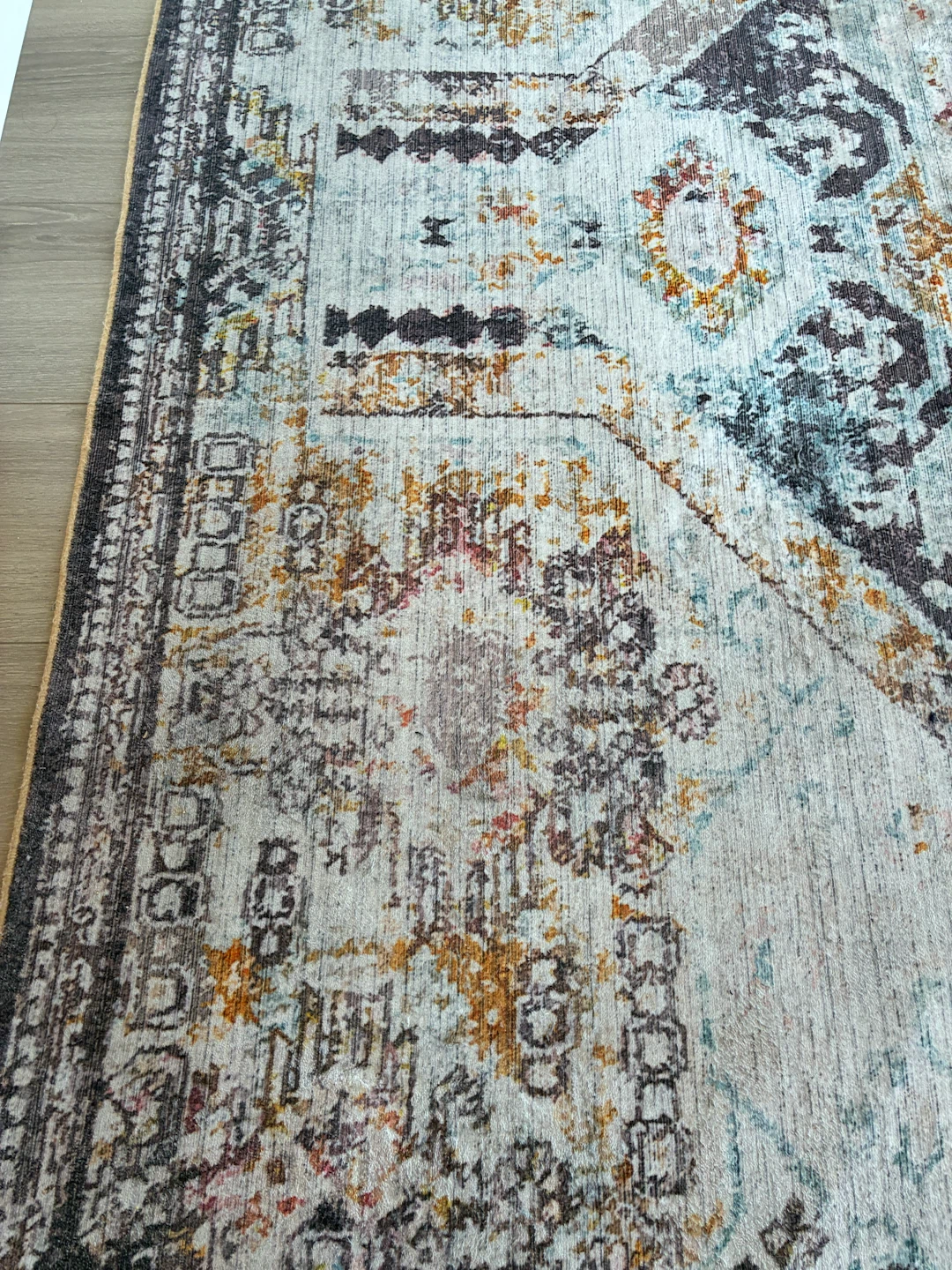 Vintage Boho Area Rug Retro Abstract Rug - photo 3
