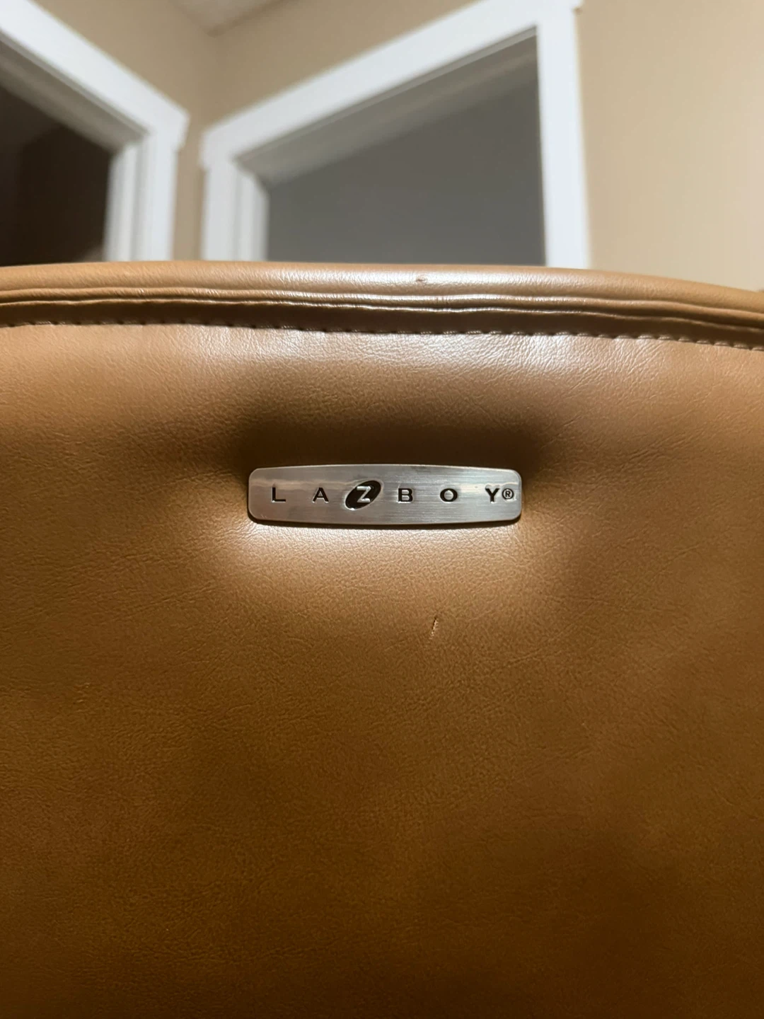 La-Z-Boy Brown Leather Office Chair - photo 2