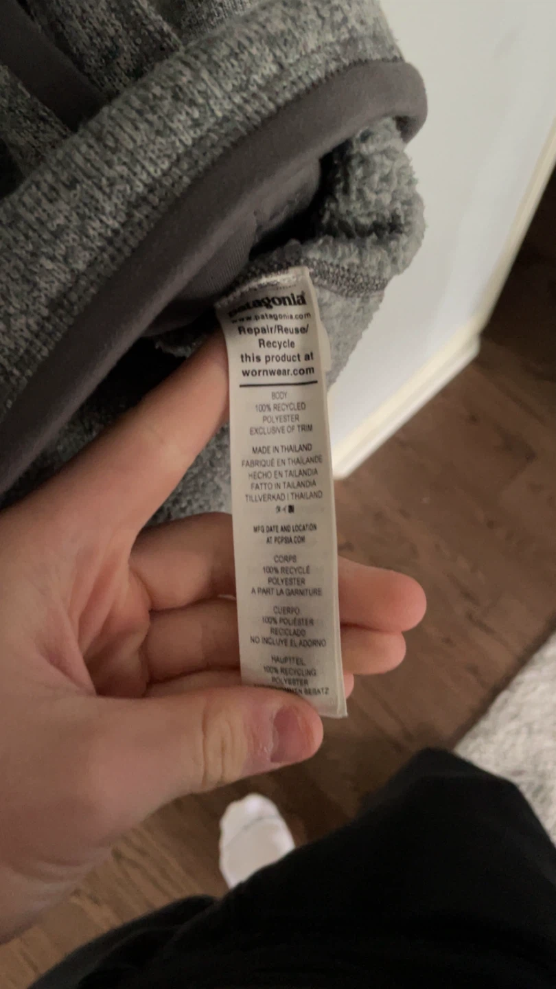 Patagonia Grey Fleece Jacket - Small - photo 4