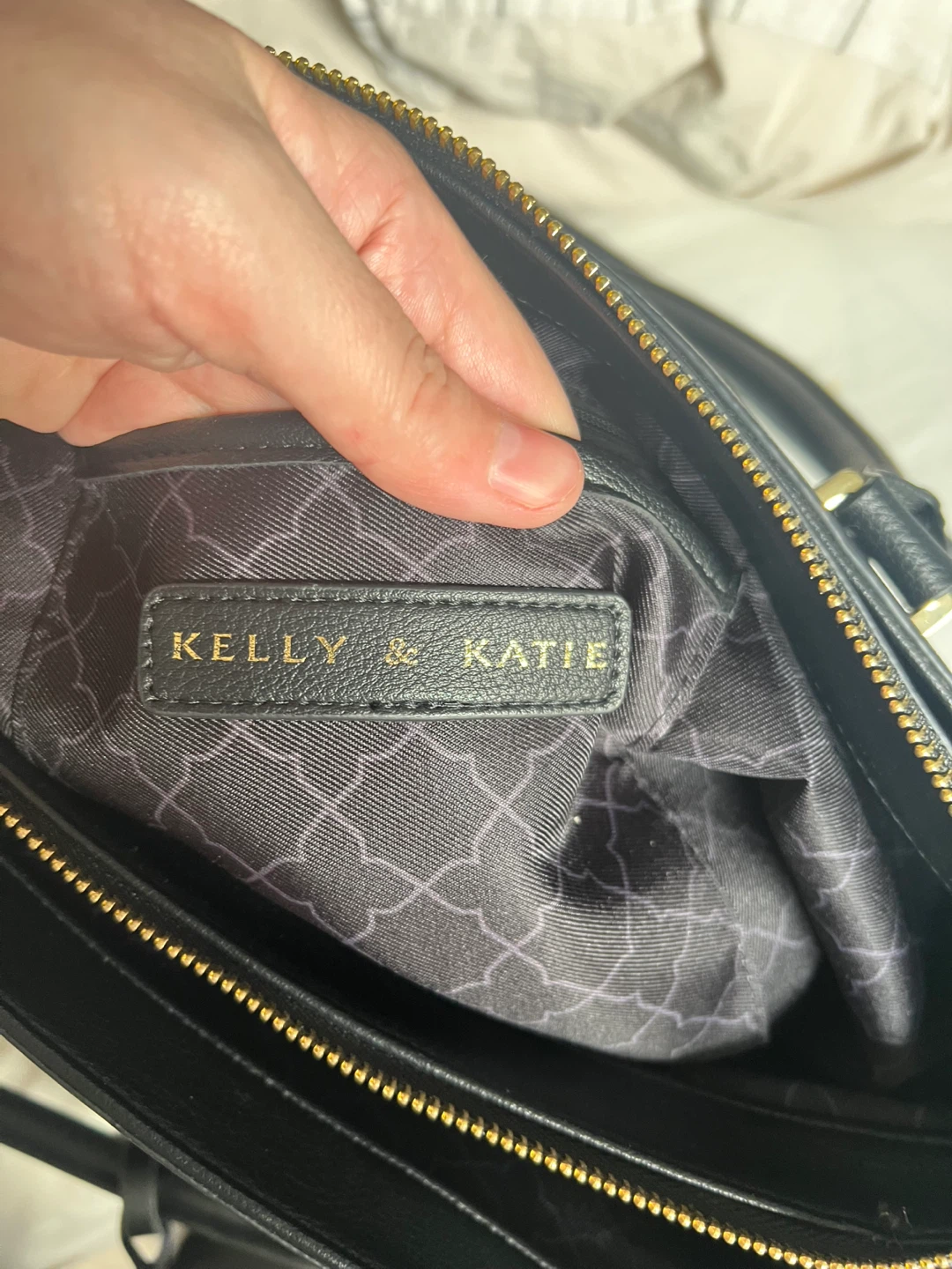 Large Kelly & Katie Black Handbag - photo 2