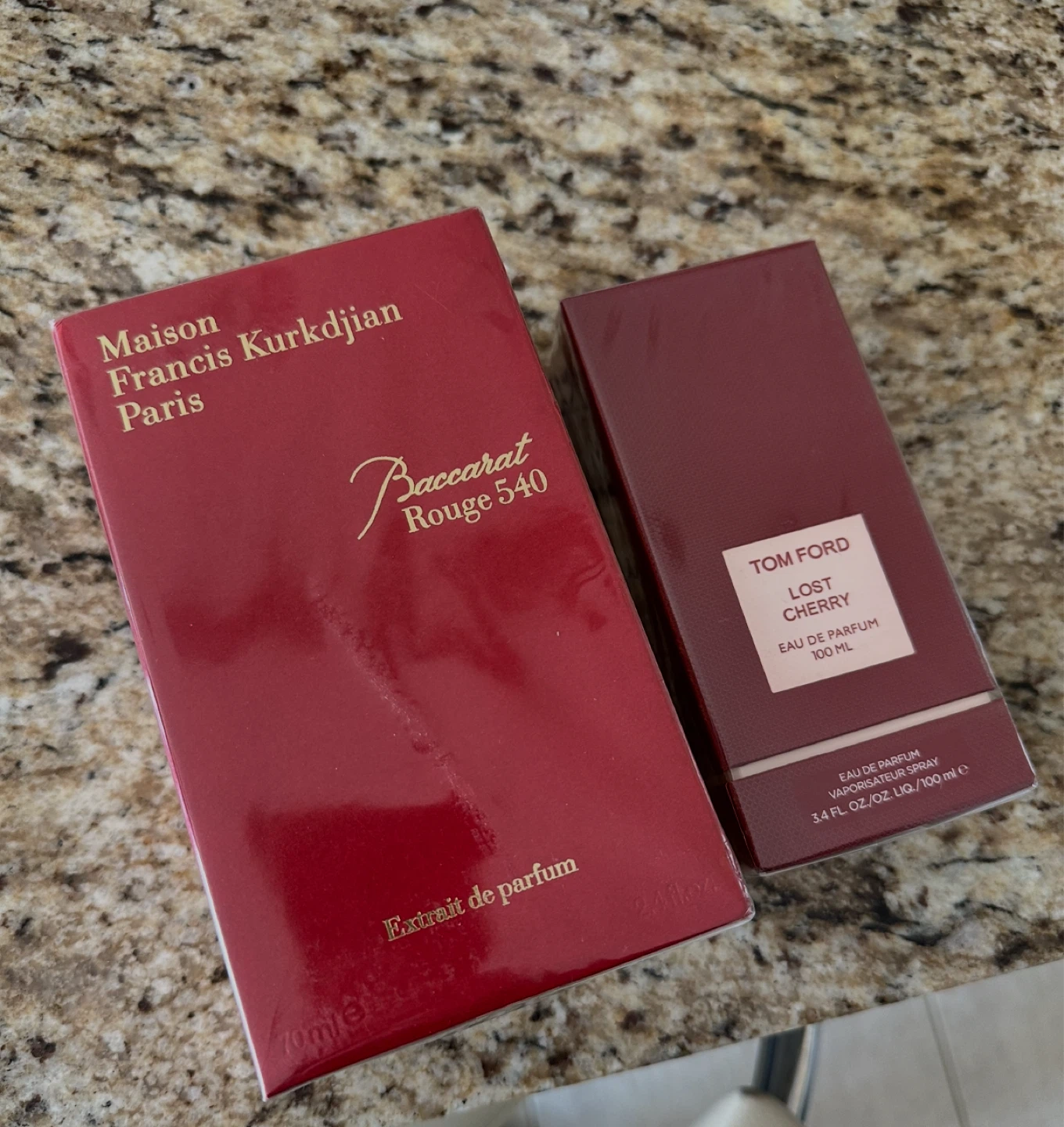Baccarat Rouge 540 and Tom Ford Lost Cherry