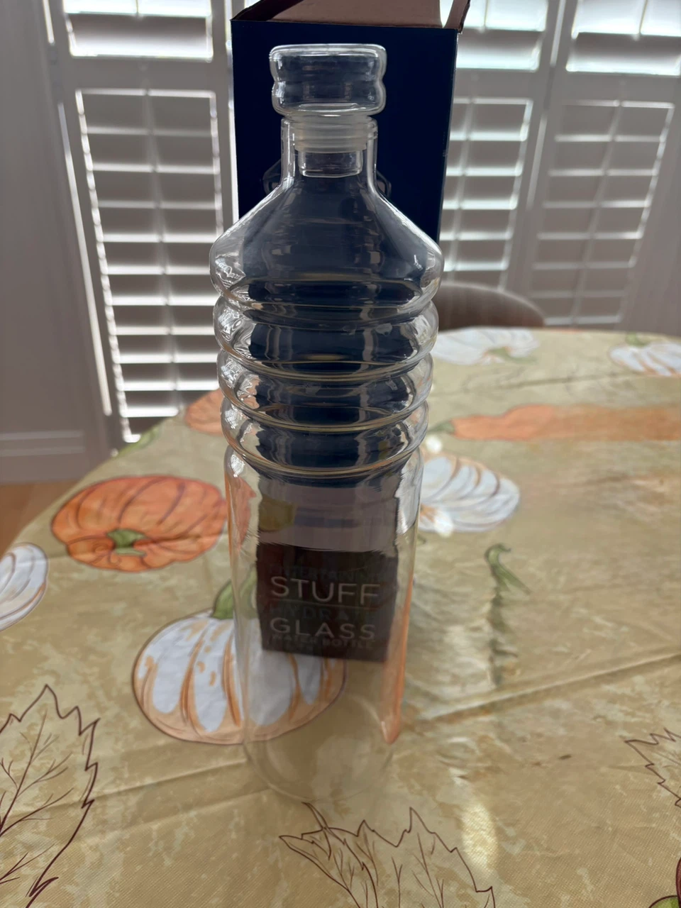 Entertaining Stuff Hydrate Glass Water Bottle