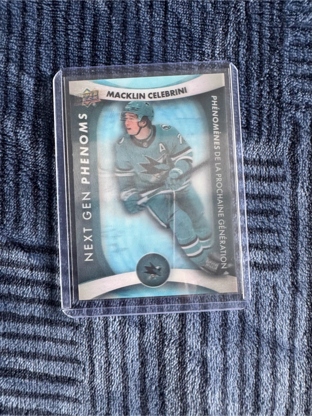 Macklin Celebrini Next Gen Phenoms Card