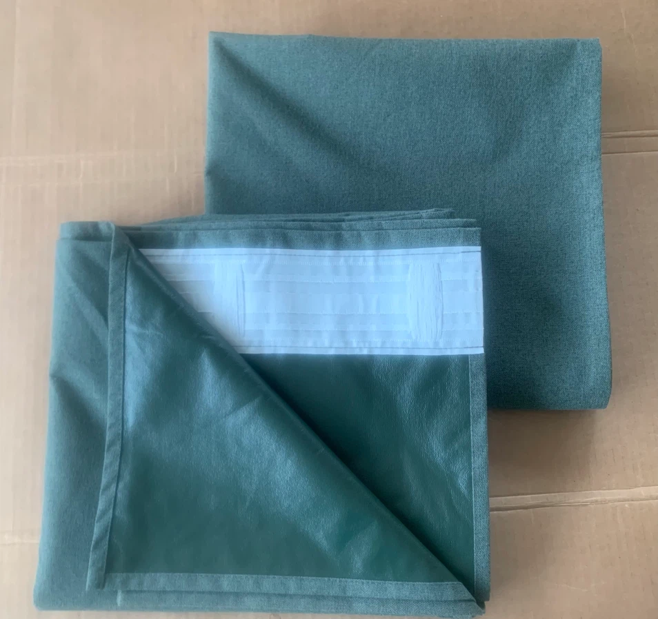 Earthy Olive / Sage Green Curtains (Pair) new/unused - 54” x 98”