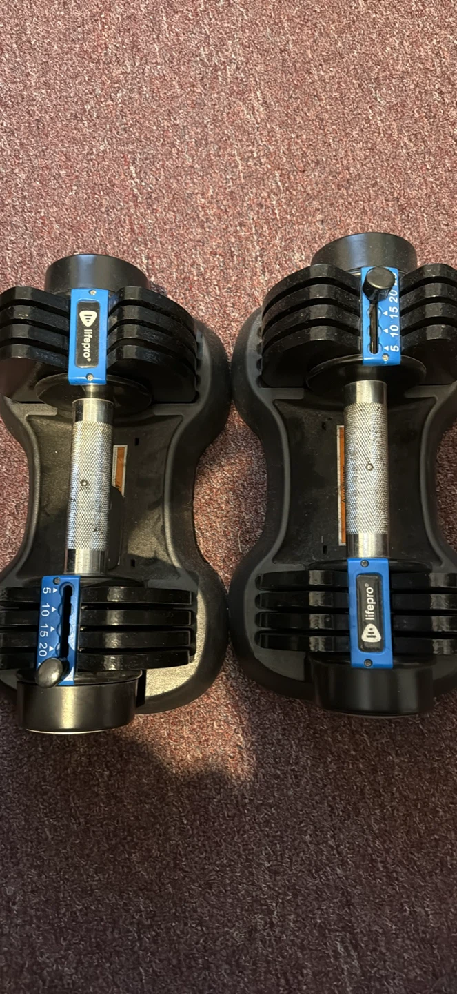 Lifepro Adjustable Dumbbell Set - photo 2