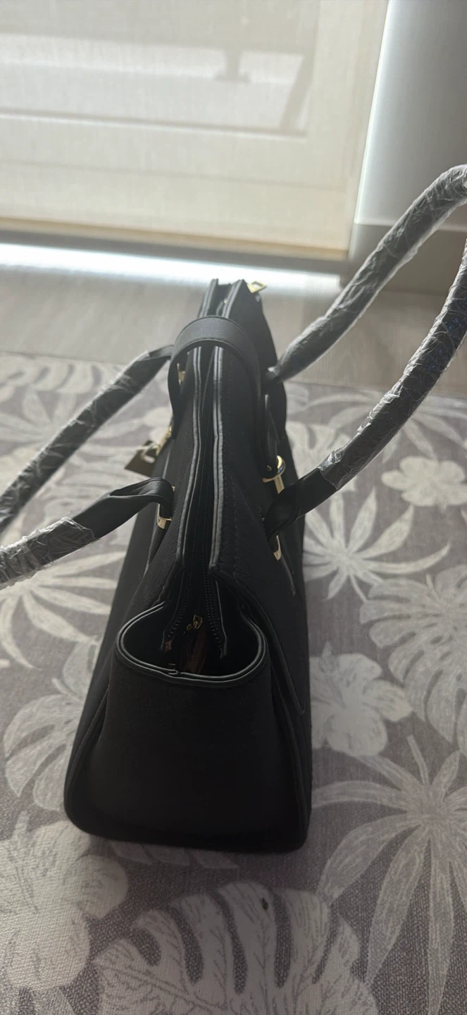 New black tote bag with matching clutch - photo 3