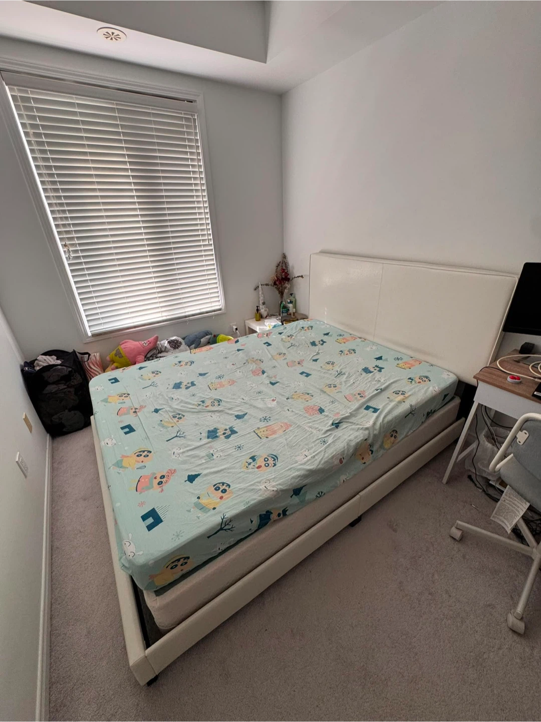 Queen Bed Set — 3 Pieces — $140