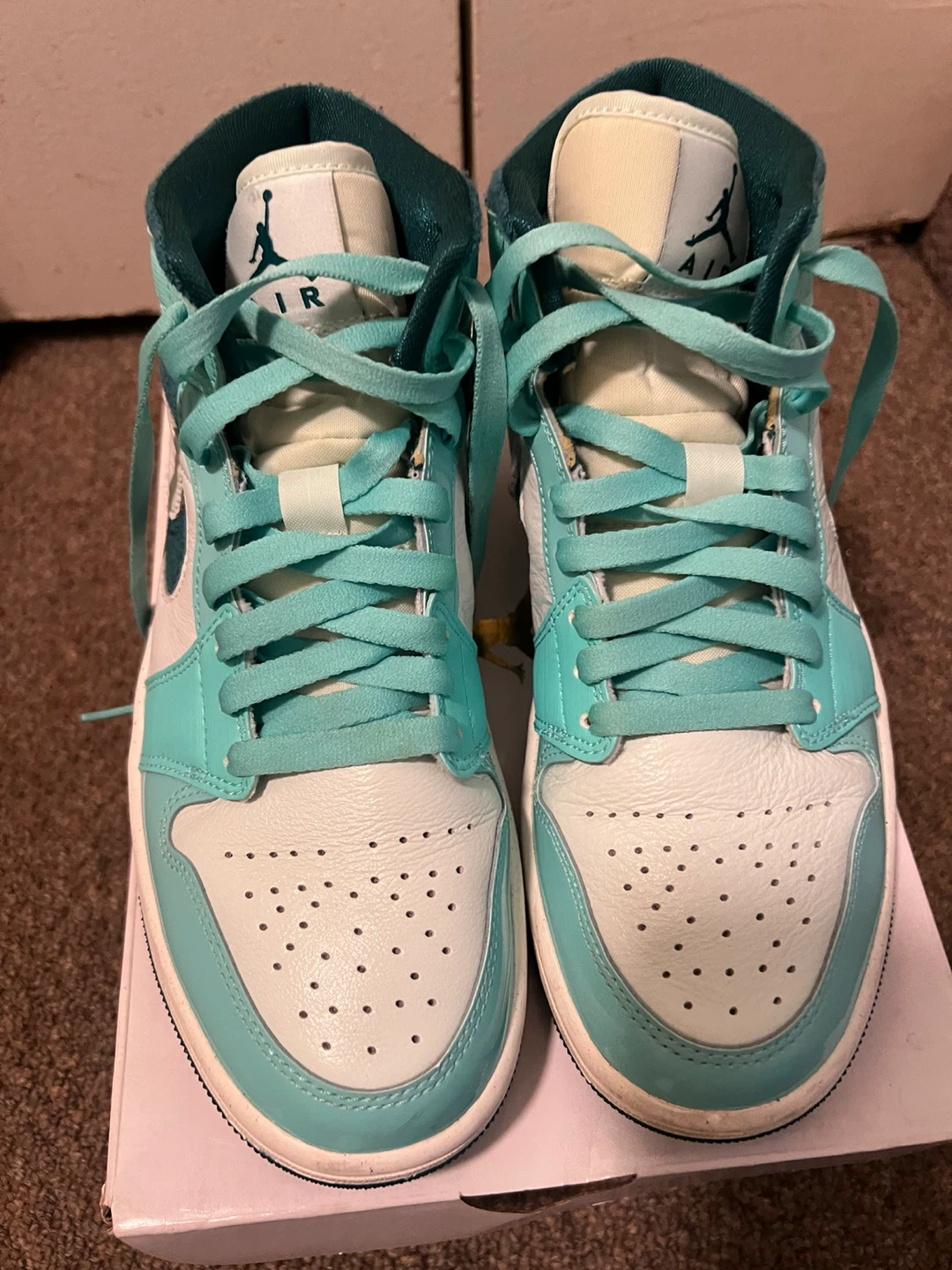 Air Jordan 1 Mid SE Teal Tint - photo 5