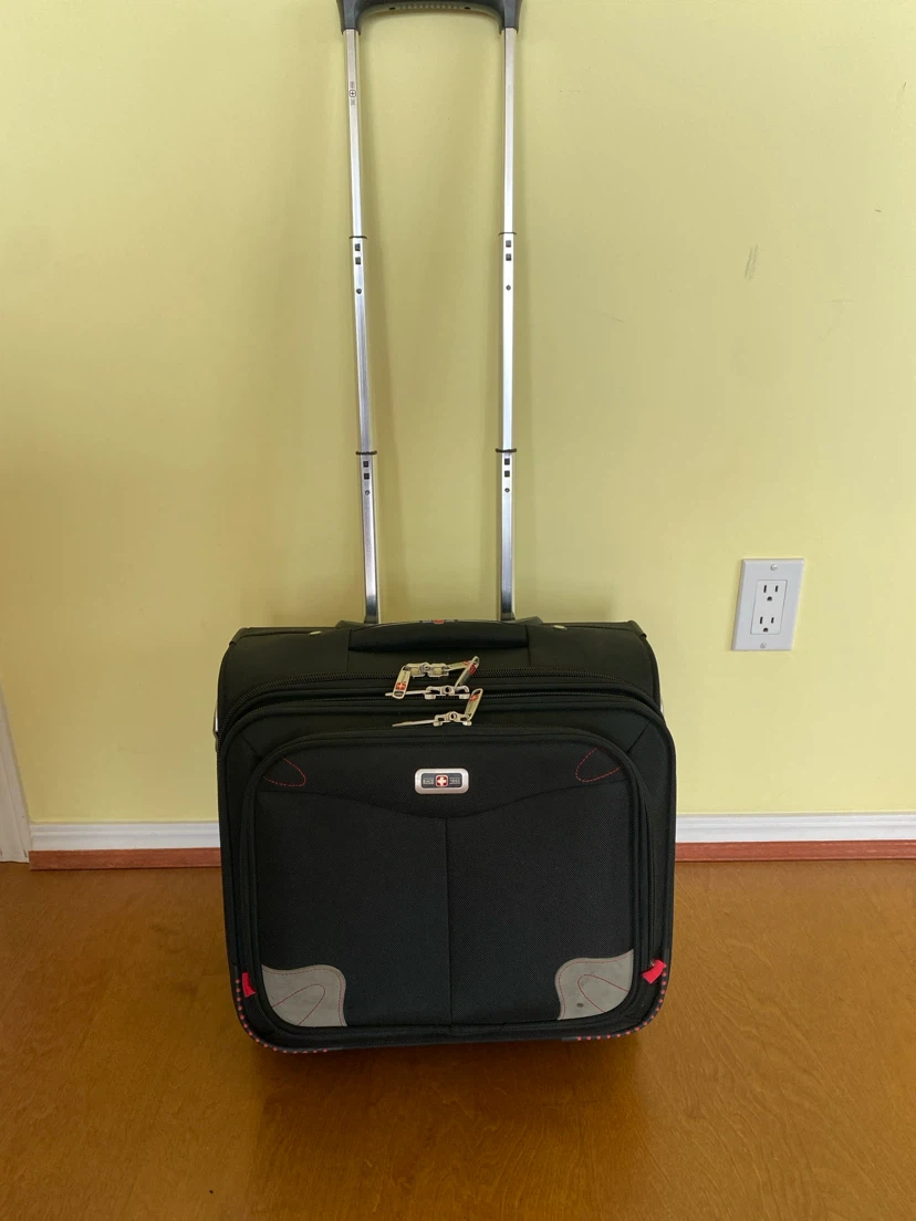 SwissGear Black Rolling Briefcase