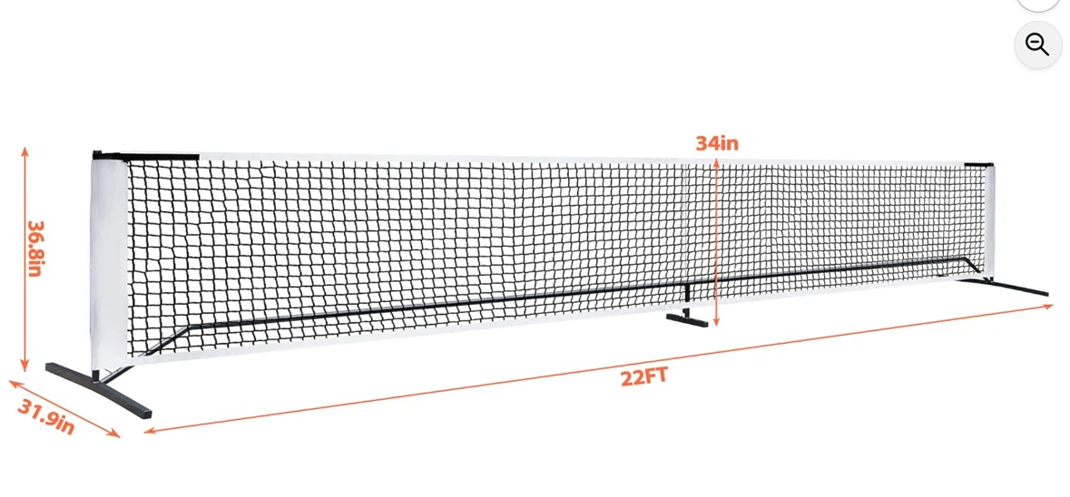Portable Pickleball Net System with Balls and Markers - photo 2