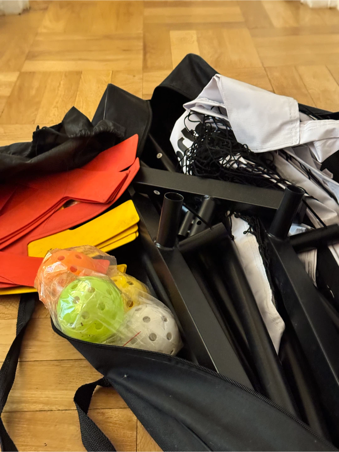 Portable Pickleball Net System with Balls and Markers - photo 4
