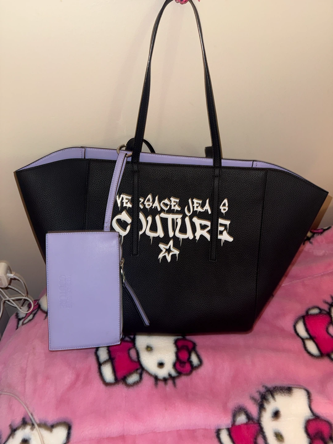 NEW VERSACE JEANS COUTURE LARGE TOTE PURSE - photo 3