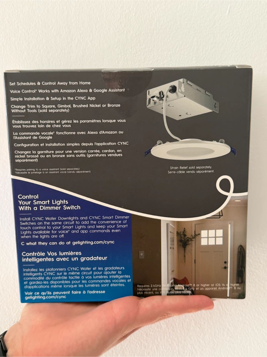 GE Cync Reveal HD+ 6-in. Smart LED Wafer Downlight - photo 4
