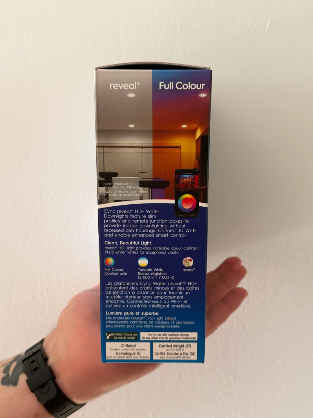 GE Cync Reveal HD+ 6-in. Smart LED Wafer Downlight - photo 5