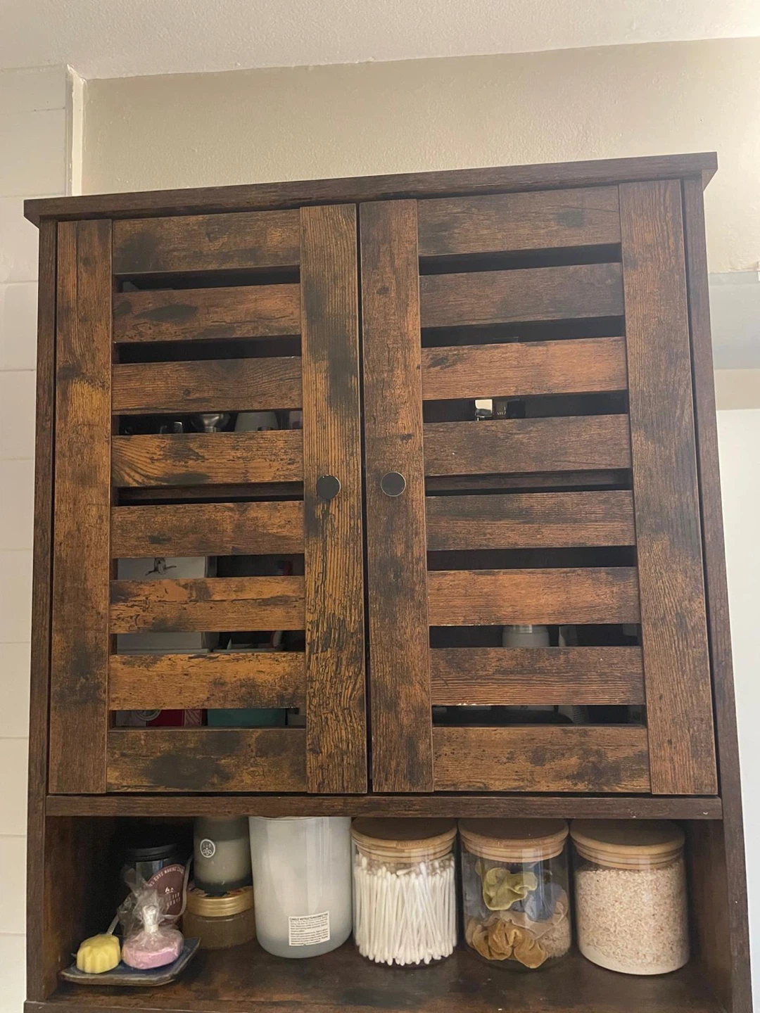 Rustic Bathroom Wall Cabinet - photo 2