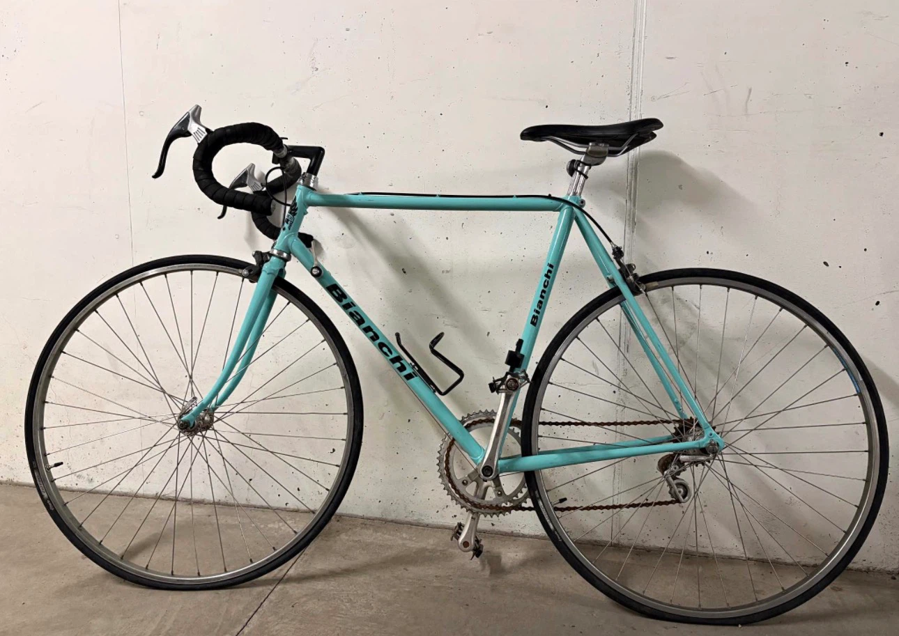 Vintage Bianchi Celeste Road Bicycle