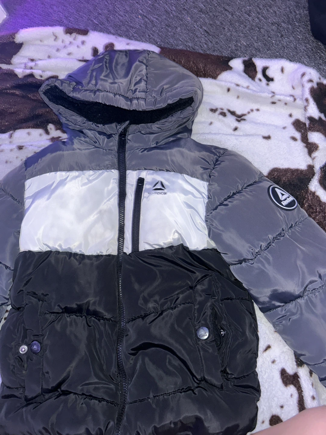 Boys Reebok Children's Puffer Jacket Size m (6)