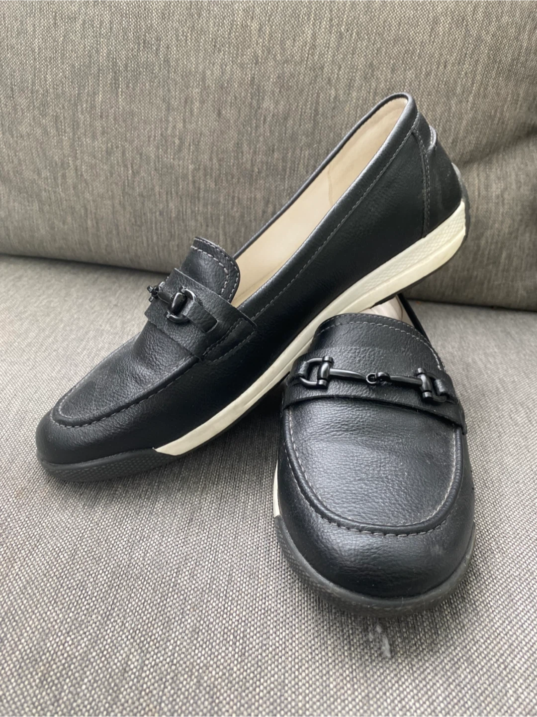 Josef Seibel Leather Loafers, Size 10