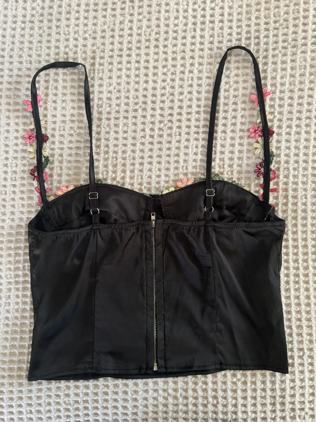 Floral Embroidered Corset Top - photo 2